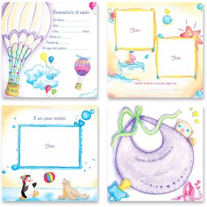ZEP Babyalbum BABY BOOK sortiert 25x25 cm 60 weiße...
