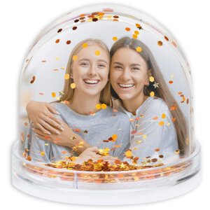 ZEP Glitzerkugel Globe Galaxy Fotos 6,5x6,2 cm gold