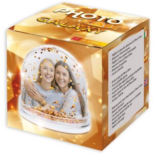 ZEP Glitzerkugel Globe Galaxy Fotos 6,5x6,2 cm gold