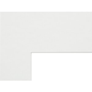 Deknudt SP111 Passepartout Weiß Ausschnitt 9x9 cm