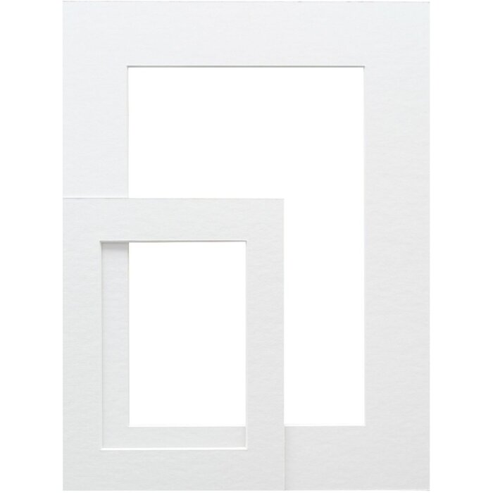 Deknudt SP111 Passepartout Weiß Ausschnitt 40x60 cm