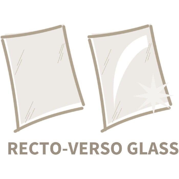 Deknudt S350A1 Recto Verso Bilderrahmen Glas 40x50 cm