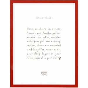 Deknudt S43AK4 Cadru foto Roșu 20x30 cm Lemn Sticla clară 1.4 cm