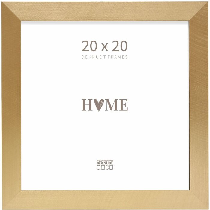 Deknudt S47BB2 cadru auriu/margine neagră 20x20cm plastic