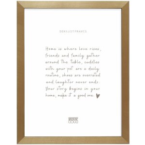 Deknudt S47BB2 Bilderrahmen Gold-Schwarz 40x50 Kunststoff