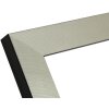 Deknudt S47BE2 Bilderrahmen 13x13 cm silber schwarz Kunststoff Klarglas