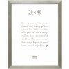 Deknudt S47BE2 Rama foto plastic argintiu/negru 30x40