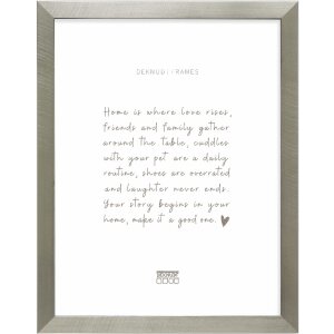 Deknudt S47BE2 Bilderrahmen Silberfarben Schwarze Kante...