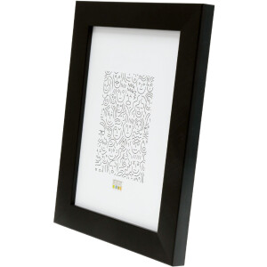 Deknudt S47BK2 Cadru foto 20x30 cm negru plastic sticla clara orizontal vertical