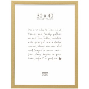 Deknudt S47EB2 Bilderrahmen Gold Schwarzrand 30x40 cm...