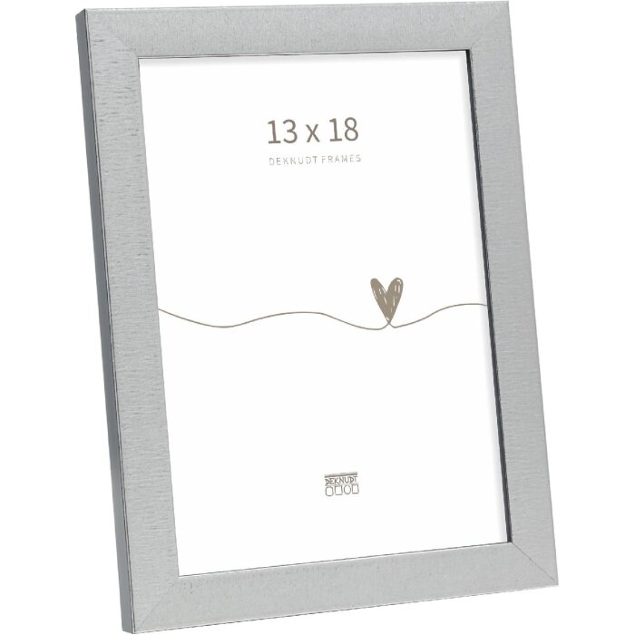 Deknudt S47EE2 Rahmen Silber/ Schwarz 13x18 cm