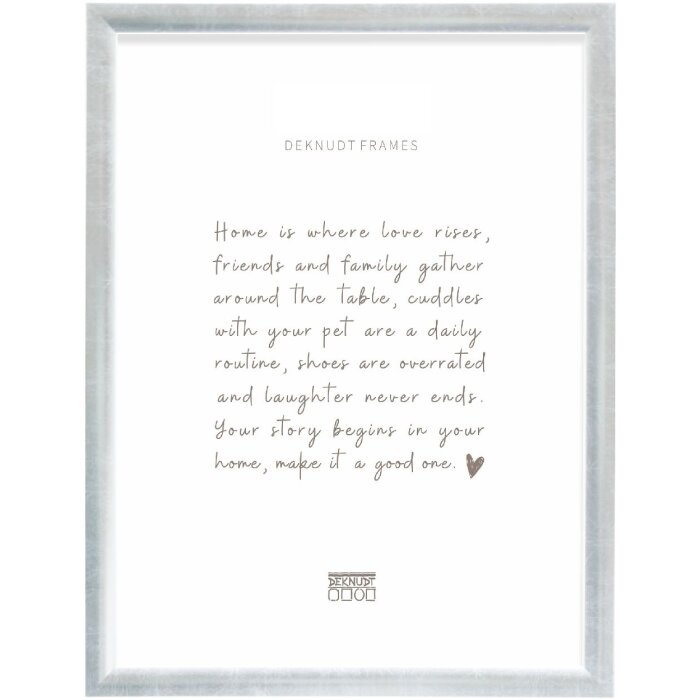 Deknudt S54SD2 Cadru din lemn argintiu 30x45 cm