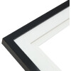 Deknudt S65KK2 cadru negru dublu passe-partout 15x20 cm