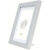 Deknudt S66KD1 Bilderrahmen Silber Weißes Passepartout 10x15 cm