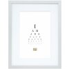Deknudt S66KD1 Bilderrahmen Silber Weißes Passepartout 10x15 cm