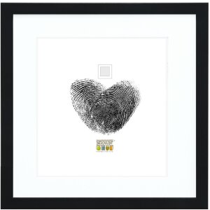 Deknudt S66KF2 Bilderrahmen Schwarz mit weißem...