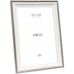 Deknudt S68VG2 Bilderrahmen Weiß Braun-Graue Kante...