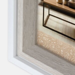 ZEP Bilderrahmen Bologna Creme Braun Weiß MDF 10x15 bis 30x40 cm