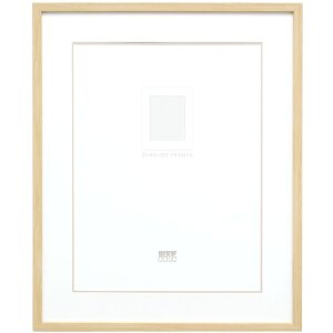 Deknudt S43AH1 Bilderrahmen Naturholzfarbe mit Passepartout 15x20 cm bis 40x50 cm