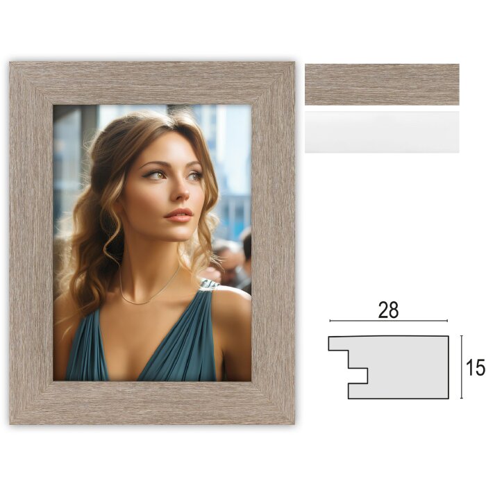 ZEP Bilderrahmen Galileo Holzoptik 10x15 cm bis 20x30 cm