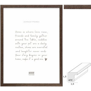 Deknudt S47CJ3 cadru stejar închis solid 10x15 cm...