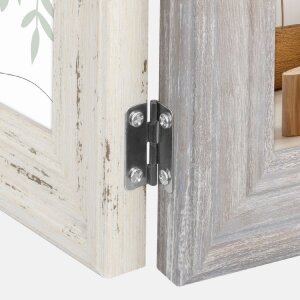 ZEP Imperia Doppelrahmen Rustikal 3 Fotos 10x15 cm und 13x18 cm Vintage-Look