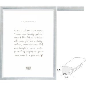 Deknudt S54SD2 Holzrahmen Silberfarbe 10x15 cm bis 40x60 cm