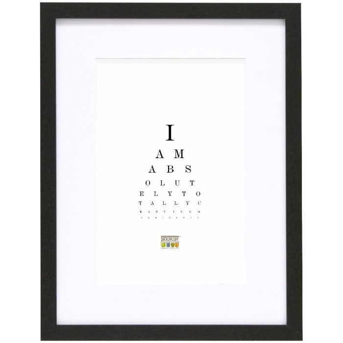 Deknudt S66KF2 Cadru negru cu alb Passepartout 50x75 cm 40x60 cm