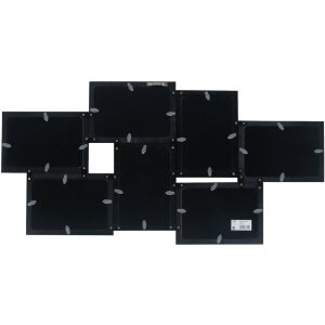 Deknudt S68UC2 Rama de perete neagră 10x15 cm pentru 7...