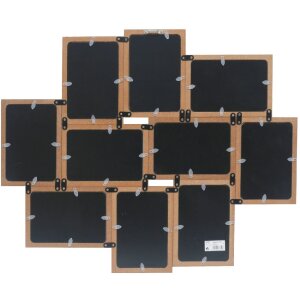 Deknudt S68UC3 ramă de perete lemn natural pentru 10 fotografii 10x15 cm