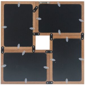 Deknudt S68UC3 cadru de perete lemn natural 4 imagini 10x15 cm culori naturale