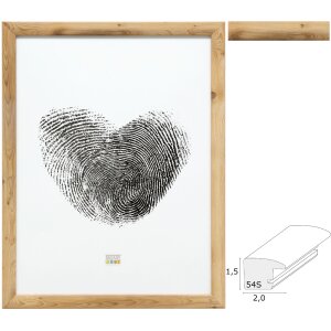 Deknudt S54SH8 Rama din lemn culoare naturală 10x15 cm până la 40x60 cm