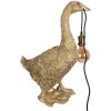 Clayre & Eef 5LMP671 Lampă de masă Goose de culoare aurie 42x23x60 cm E27/max 60W