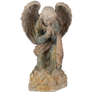 Clayre & Eef 5MG0043 Deko Engel Gebetspose Antik-Look...