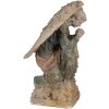 Clayre & Eef 5MG0043 Deko Engel Gebetspose Antik-Look 41x45x65 cm
