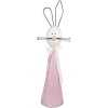 Clayre & Eef 5Y1220 Iepure decorativ roz alb 18x14x60 cm