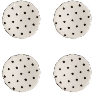 Clayre & Eef 65291 Türknopf Sternenmuster...