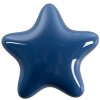 Clayre & Eef 65297 Buton de ușă în formă de stea albastru închis 4x3/6 cm