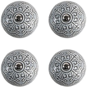 Clayre & Eef 65303 Türknopf Vintage Silber...