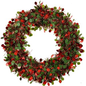 Clayre & Eef 65488 Coroană de Crăciun Ø 30x3 cm