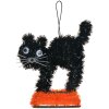 Clayre & Eef 65495 Dekoration Katze Schwarz Orange 13x5x14 cm