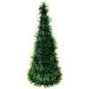 Clayre & Eef 65542L Decorațiune Pom de Crăciun Ø18x46cm Plastic verde