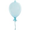 Clayre & Eef 6GL4438 Hängedeko Ballon Blau Ø 7x14 cm