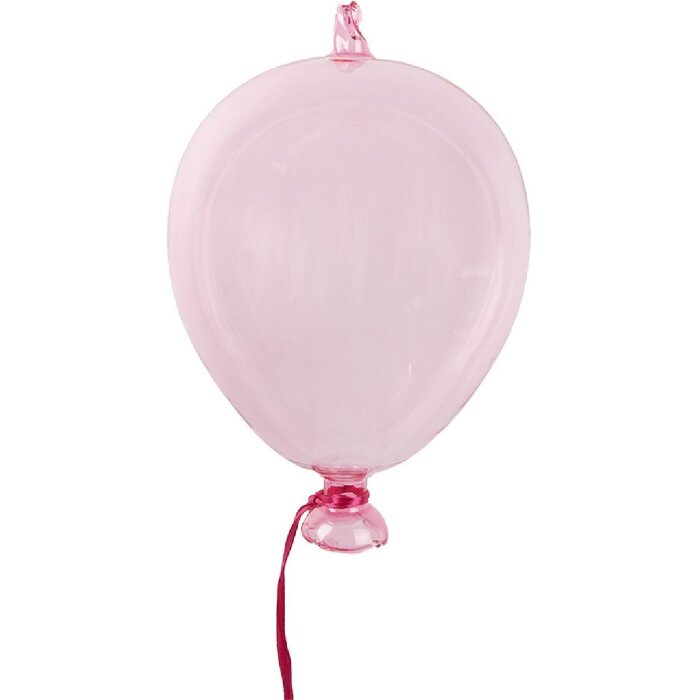 Clayre & Eef 6GL4439 Dekohänger Ballon Rosa Ø 10x17 cm