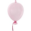 Clayre & Eef 6GL4439 Dekohänger Ballon Rosa Ø 10x17 cm