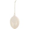Clayre & Eef 6GL4448 Dekohänger Ei transparent Ø 6x10 cm