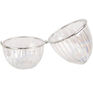 Clayre & Eef 6GL4475 Vorratsglas mit Deckel transparent Ø 8x10 cm