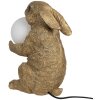 Clayre & Eef 6LMP790 Tischlampe Hase Gold G9 max 60W 27x19x35 cm