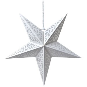 Clayre & Eef 6PA0511L Dekoration Stern Weiß...