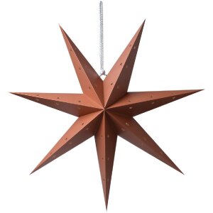 Clayre & Eef 6PA0514L Dekoration Stern Braun 60x22x60 cm